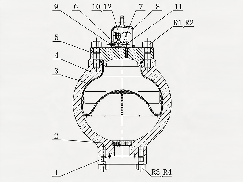 Amortecedor de pulsação e airbag